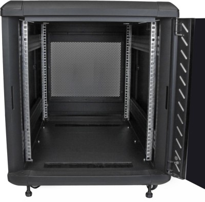 19" Skåp StarTech.com 12U, 603x900x663mm, stående med hjul - Svart#4