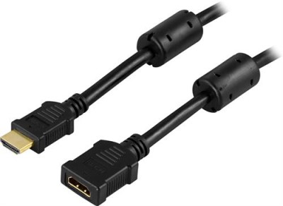 HDMI-förlängningskabel, HDMI 1.3, 4K@60Hz, 3 meter - Svart