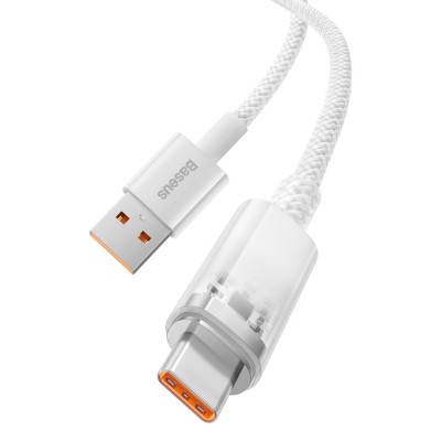 Baseus Explorer Series USB - USB-C Kabel, 100W, 1m - Vit