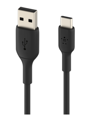 USB-kabel Belkin BoostCharge USB-A till USB-C, 1 meter - Svart