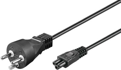 Kabel ström DK till bärbar nätadapter 3-pol DE1-13P - C5 3-pol 1m HP