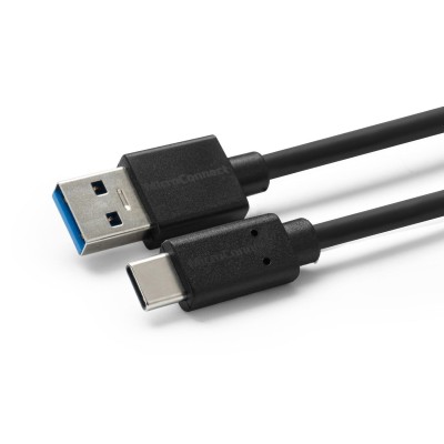 Kabel adapter USB-C ha - ha USB-A 1m 10Gbps/15W svart 1m