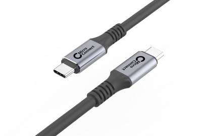 USB-C hane till hane USB-C 4m USB 3,2 Gen 2x2 5A 100W 20Gbps svart MicroConnect Premium#2
