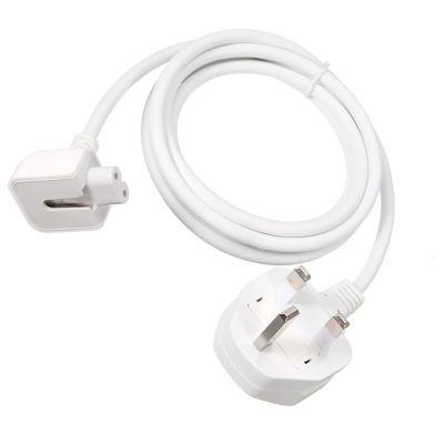 Kabel UK typ G/BS1363 till C7 för Apple Magsafe 1m vit