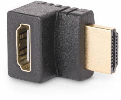 Adapter HDMI hane till hona, StarTech, 4K@60Hz, vinklad uppåt - Svart#2