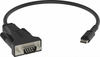 Adapter Vision Professional installation-grade USB-C till serieport RS-232, DB9ha, PC/Mac
