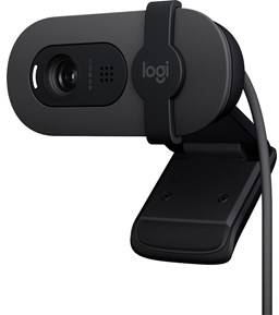 Logitech Brio 100, 1080p@30fps, sekretessskydd, USB - Grafit