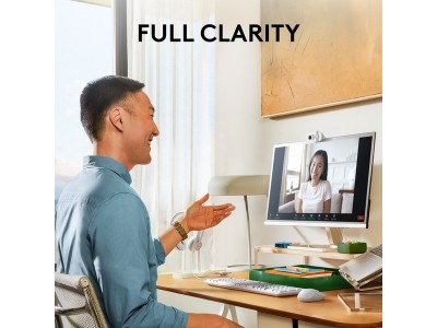 Logitech Brio 100, 1080p@30fps, sekretessskydd, USB - Off-White#2