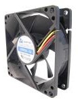 Fläkt 80 mm Chieftec Case Fan, 3000 rpm, 36 cfm