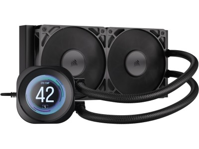 Corsair Nautilus 240 RS LCD, 2x120mm - Svart#1