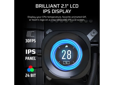 Corsair Nautilus 240 RS LCD, 2x120mm - Svart#3