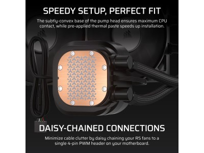 Corsair Nautilus 240 RS LCD, 2x120mm - Svart#4