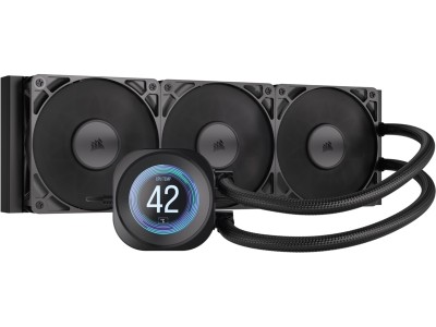 Corsair Nautilus 360 RS LCD, 3x120mm - Svart