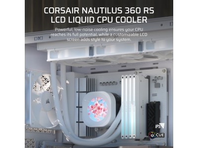 Corsair Nautilus 360 RS LCD, 3x120mm - Vit#2