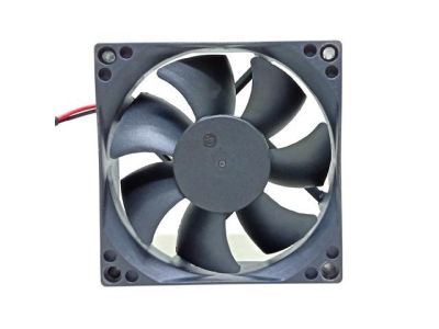 Kylning D80 fläkt 80*80*25 12V 0,5A 6W 2-pol utan kontakt