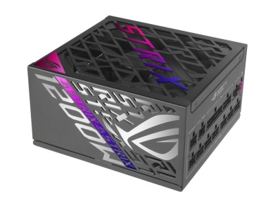 Asus ROG Strix 1200W Aura Edition, ATX 3.1, 80PLUS Platinum, löstagbara kablar, GaN Mosfet