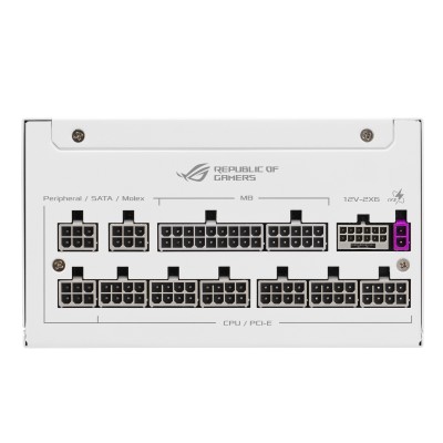 Asus ROG Strix 1000W Platinum White Edition, ATX 3.1, 80PLUS Platinum, GaN Mosfet, löstagbara kablar#4