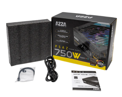 AZZA PSAZ 750W ARGB, ATX, 120 mm fläkt, 80PLUS Bronze#2