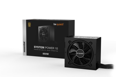be quiet! System Power 10 850W, ATX, 120 mm fläkt, 80PLUS Gold#3