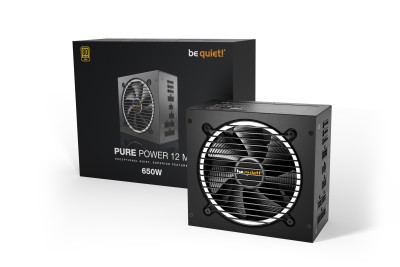 be quiet! Pure Power 12 M 650W, ATX 3.1, 120 mm fläkt, 80PLUS Gold, löstagbara kablar#2