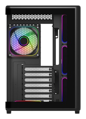 Cooler Master Elite 600, 7x120mm ARGB-fläktar, ATX - Svart#3