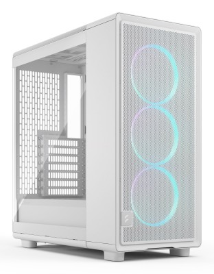 Fractal Design Epoch White TG RGB Clear Tint, ATX - Vit