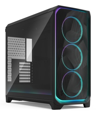 Fractal Design Meshify 3 XL Ambience Pro RGB TG Light Tint, ATX - Svart#1