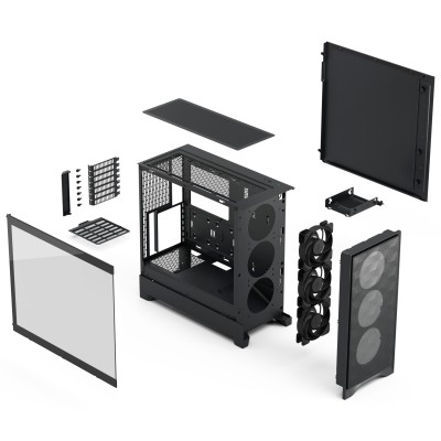 Fractal Design Pop 2 Air Black TG, ATX - Svart#9
