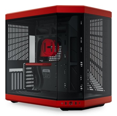 Hyte Y70 Midi Tower, ATX, Tempered Glass - Black Cherry