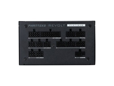 Phanteks Revolt 1200W, ATX 3.0 , 135 mm fläkt, 80PLUS Platinum, semipassivt, Kablar ingår ej! - Svart#4