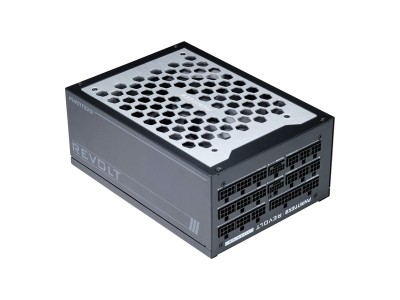 Phanteks Revolt 1600W, ATX 3.0 , 135 mm fläkt, 80PLUS Titanium, semipassivt, Kablar ingår ej! - Svart#2