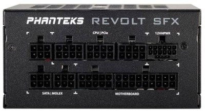 850W SFX 80PLUS Platinum Phanteks Revolt ATX 3.0 135mm fläkt semipassivt svart#3