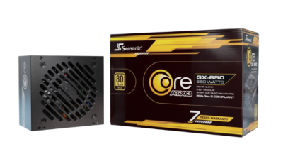 Seasonic Core GX ATX 3 (2024) 650W, ATX 3.1, 120 mm fläkt, 80PLUS Gold, löstagbara kablar#1