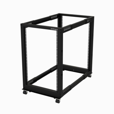 Startech 18u Open Frame Rack - 4 Post - 22-40 In. Adjustable Depth