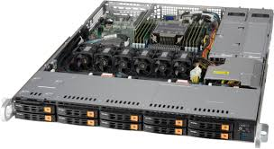 1U Supermicro 116AC10-R860 10SFF/10NVMe HDD 597mm djup RPS 850W inkl rails EATX