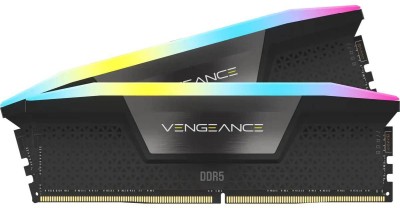 32 GB-kit DDR5 (2x16GB) 7200MHz PC57600 UDIMM Desktop 288-pin 1,45V Corsair Vengeance RGB CL34, XMP - Svart