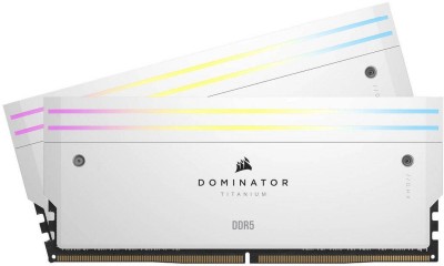 32 GB (2x16GB) DDR5-6400 Corsair Dominator Titanium RGB CL32, Intel XMP - Vit