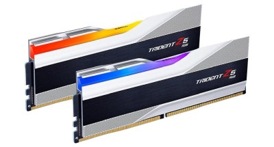 32 GB (2x16GB) DDR5-7600 G.Skill Trident Z5 RGB CL36, XMP - Vit/Silver