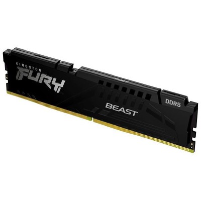 16 GB DDR5-5200 Kingston FURY Beast Black CL36, AMD EXPO - Svart