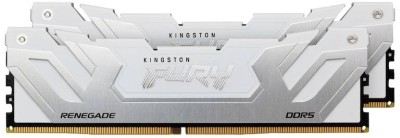 48 GB (2x24GB) DDR5-8400 Kingston CUDIMM FURY Renegade White CL48, XMP - Vit/Silver#1