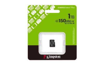 Micro Secure Digital SDXC 1 TB Kingston Canvas Select Plus Gen3, 150 MB/sek läs, Class 10, A1, UHS-I U1#3