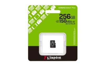 Micro Secure Digital SDXC 256 GB Kingston Canvas Select Plus Gen3, 150 MB/sek läs, Class 10, A1, UHS-I U1#3