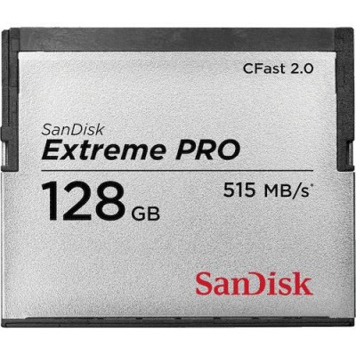 CFast 2.0 128 GB Sandisk Extreme Pro, 515/450 MB/sek