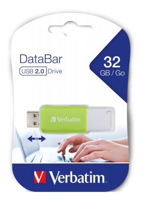 Verbatim DataBar USB 2.0 Drive Green 32GB