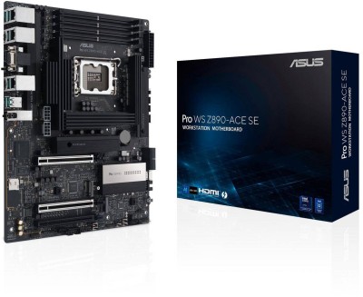 Asus PRO WS Z890-ACE SE, Intel LGA1851, 3xPCI Express, MicroATX, 4xDDR5, 4xM.2 + SATA3 RAID, VGA/HDMI/TB4, USB-C, 10GbE+2.5GbE LAN