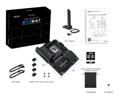 Asus ProArt Z890-CREATOR WIFI, Intel LGA1851, 3xPCI Express, ATX, 4xDDR5, 5xM.2 + SATA3 RAID, HDMI/TB4/2xTB5, USB-C, 10GbE+2.5GbE LAN, WiFi 7, Bluetooth 5.4#4