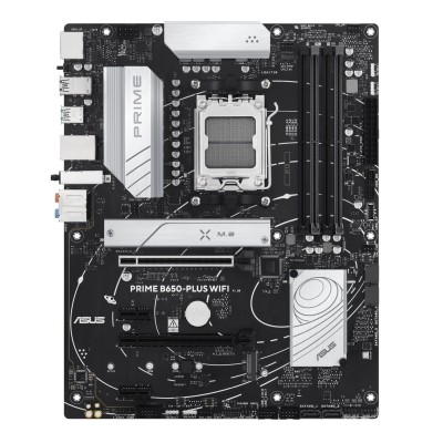 Asus PRIME B650-PLUS WIFI, AMD AM5, ATX, 4xDDR5, 2xPCI Express, 2xM.2 + SATA3 RAID, HDMI/DP, USB-C, 2.5Gbe LAN, WiFi 6E, Bluetooth 5.3, Aura Sync RGB