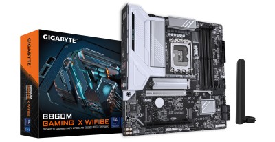 Gigabyte B860M GAMING X WIFI6E, Intel LGA1851, 2xPCI Express, MicroATX, 4xDDR5, 2xM.2 + SATA3 RAID, HDMI/DP/USB4, USB-C, 2.5Gbe LAN, WiFi 6E, Bluetooth 5.3, RGB Fusion