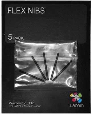 Wacom Flex Pen Nibs for Intuos4 - Digital pennspets, för Intuos4 Large, Medium, Small, Wireless, X-Large, 5-pack
