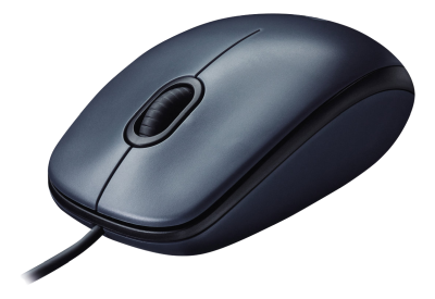Logitech M100, 1000 dpi - Svart